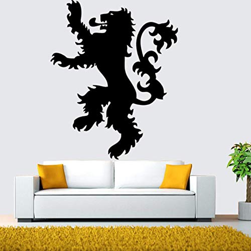 Game of Thrones Lannister family crest lion carved wall stickers