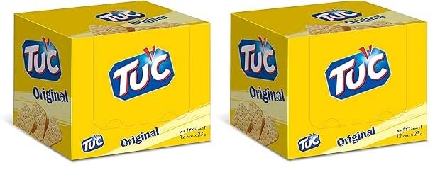 TUC Original Salted Biscuits, 24 Pieces, 23 g Each
