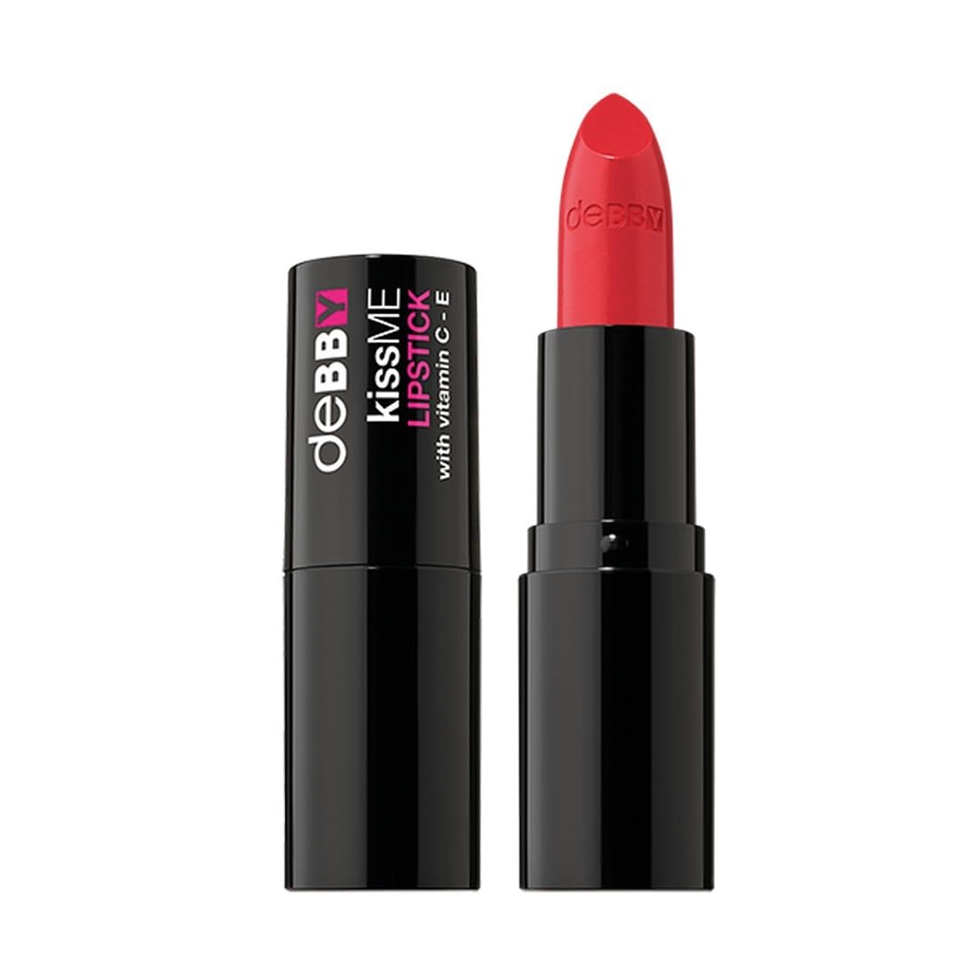 Debby Kiss Me Lipstick with Vitamin C, E 07 Atomic Coral