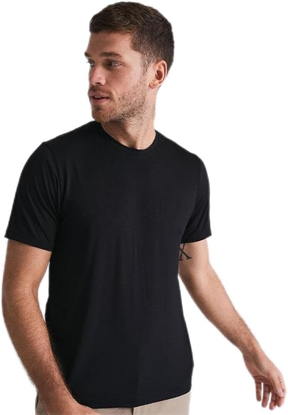 Men's Cotton Spandex T-Shirt, Athletic Fit, Premium Soft Fabric