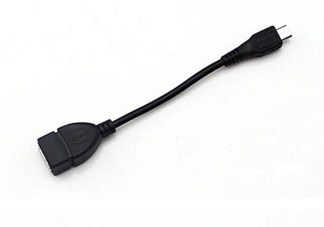Micro USB OTG Cable for Samsung Galaxy Adapter Black