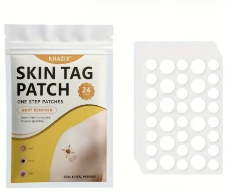 288 Pcs Skin Tag & Acne Pimple Patches - Invisible Hydrocolloid Spot Stickers with - Gentle Face Blemish, Wart & Mole Remover - Waterproof & Non-Irritating Cover (Multi-Size)