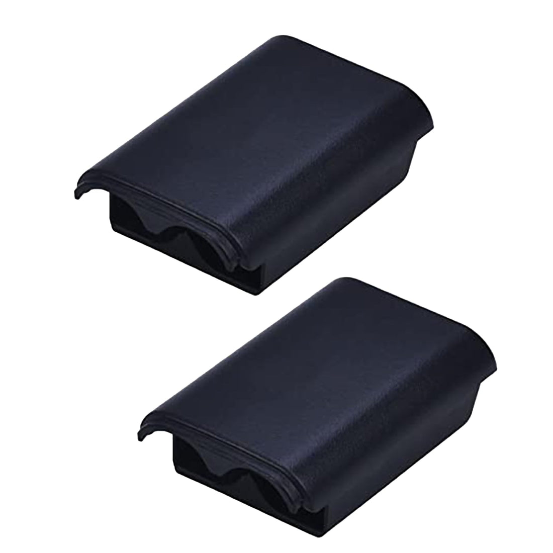 2 Pcs Battery Pack Cover Shell Case for Microsoft Xbox 360 Wireless Controller (Black)