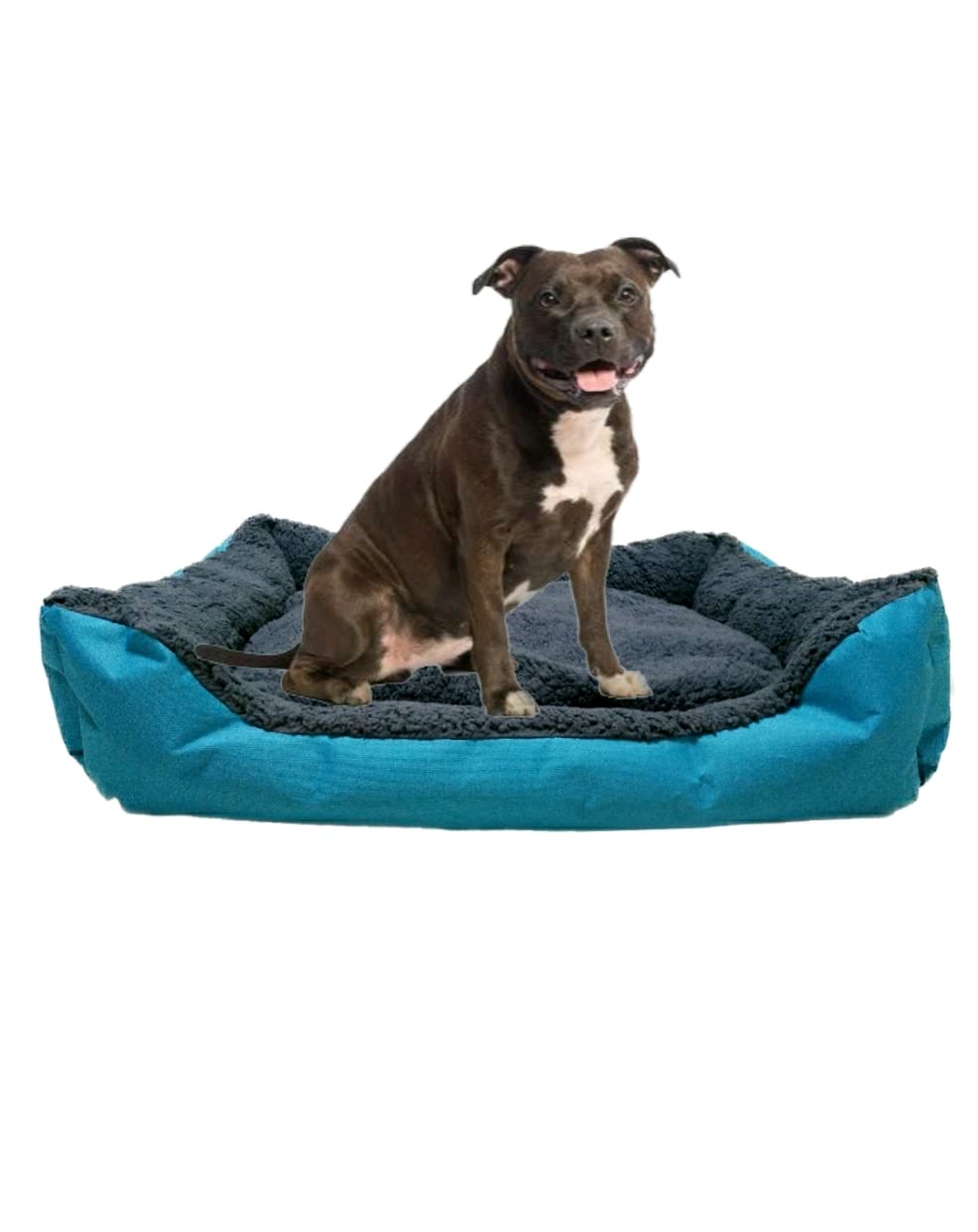 Pets bed for medium sized dog breeds and for big cats or mom cat with newborn kittens, double face for summer and winter