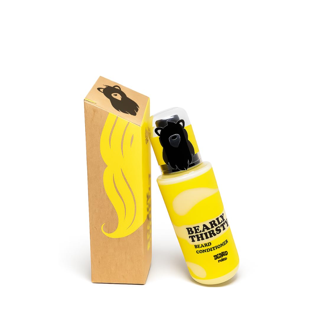 Bear’d n Fur’d Bearly Thirsty Beard Conditioner – Razor-Friendly, Softens & Detangles Beards, 120ml