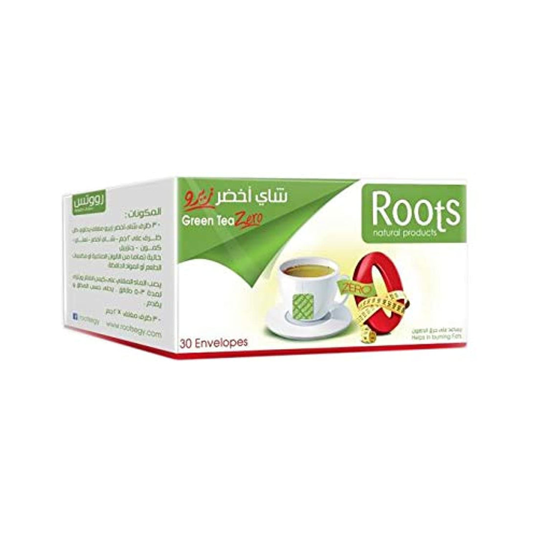 Roots Green Tea Zero - 30 Envolopes