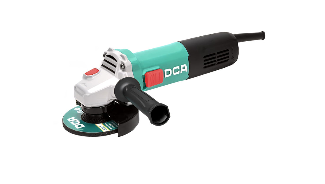 Electric Angle Grinder, Green and Black, 850W Portable Power Tool for Cutting and Grinding