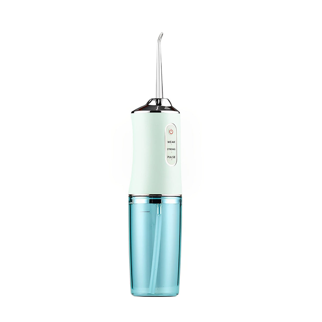 Water Flossers for Teeth Deep Cleaning Portable and Rechargeable, 220ML Water Flosser 3 Modes Advanced Adjustable Pressure Power Dental Flossers Cordless, 4 Water Jet Tips for Family, Light Green