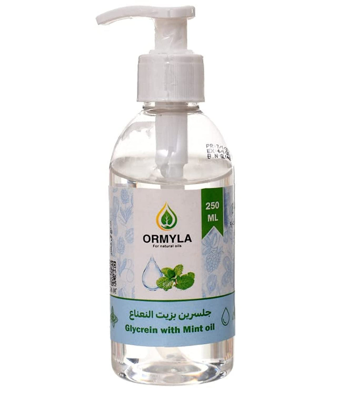 Ormella Glycerin With Peppermint Oil For Moisturizing, 250 ml YA-9