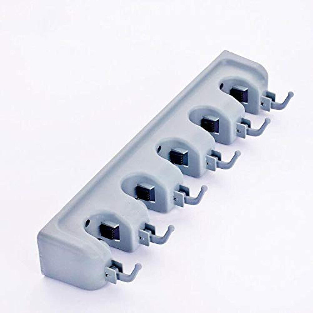 broom Holder and Garden Tool Organizer for Rake or Mop Handles (GREY)