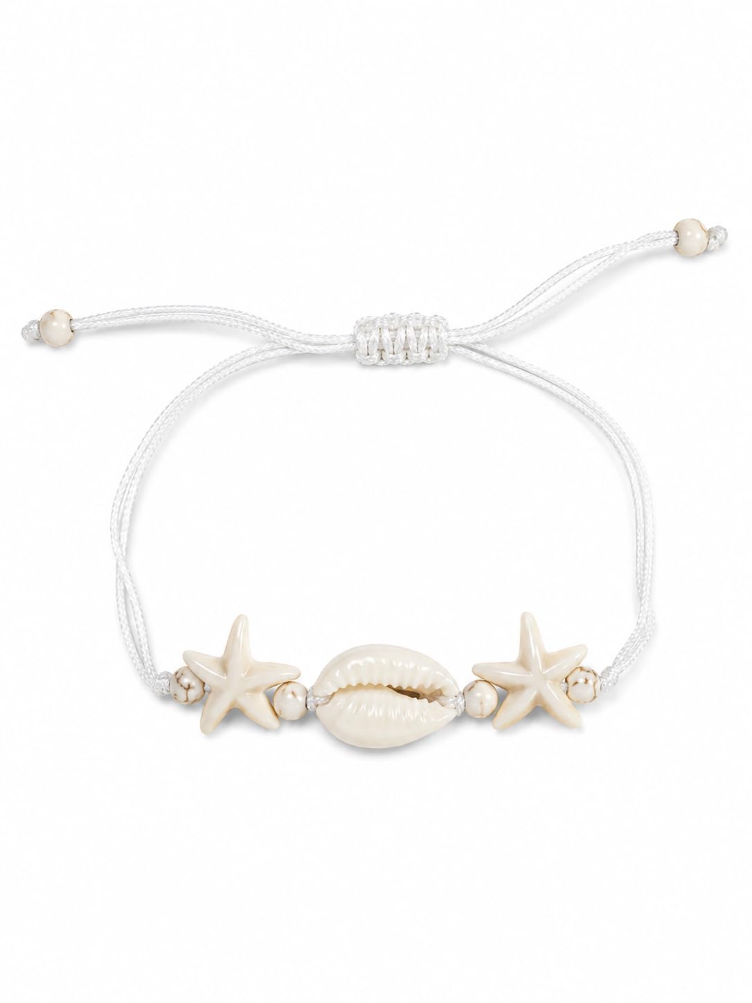 Natural Seashell Anklet Bohemian Beach Ankle Bracelet White Cowrie Shell