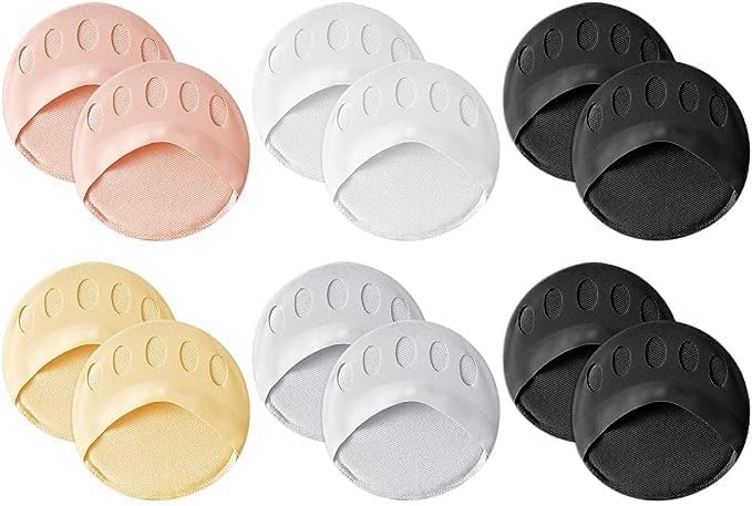 Silicone Forefoot Protector Helps Treat Swollen Toes and Friction Feet, Reusable Design Easy to Clean Multicolor