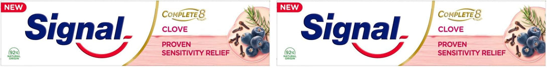 Signal Complete 8 Nature Elements for soothing and relieving sensitivity Clove Toothpaste 100ml Promotion (Pack of 2)