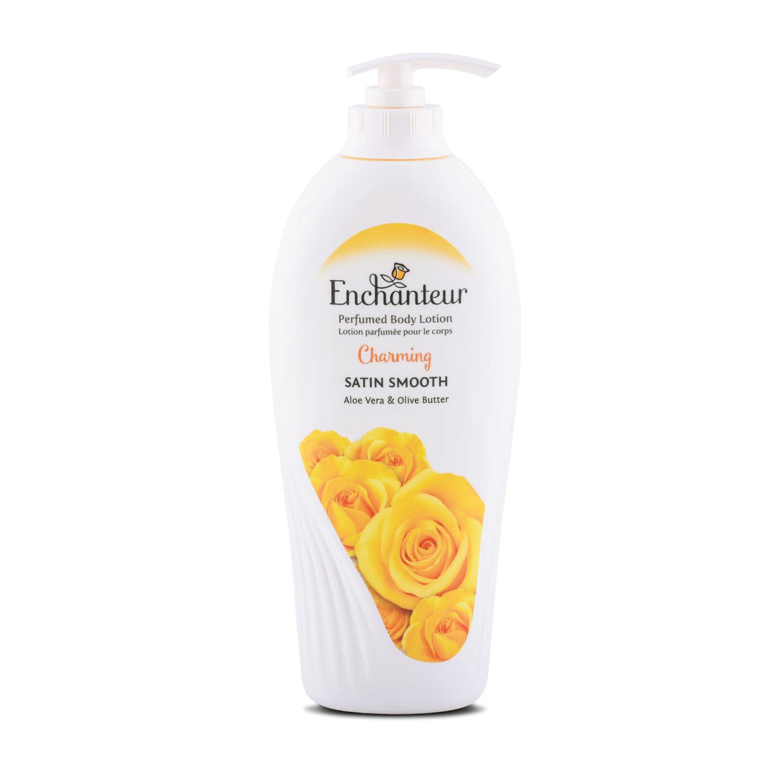 Enchanteur Charming Perfumed Body Lotion, 500ml, with Aloe Vera & Olive Butter for Satin Smooth Skin