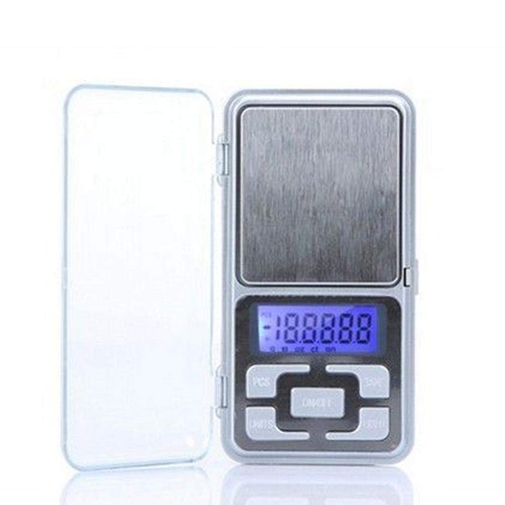 Mini Electronic Digital Pocket Scale Jewelry Weighing Balance Portable 200g/0.01g Counting Function Blue LCD g/tl/oz/ct
