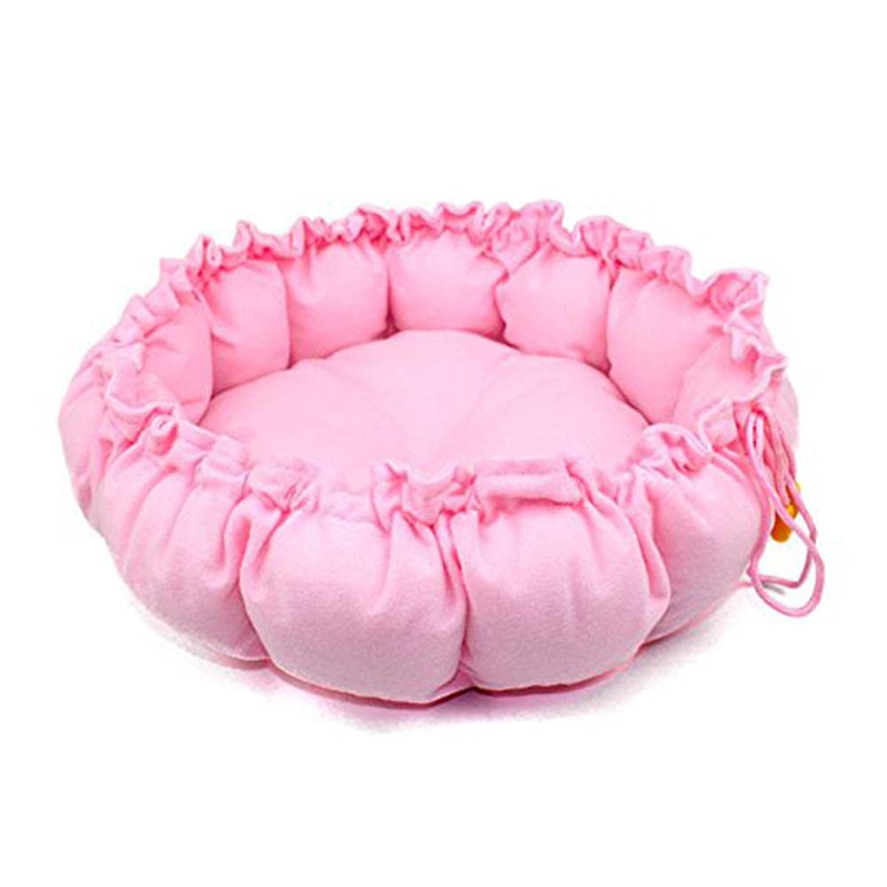 Moro Moro 3 Pillow Nest Pet Bed Pillow Mat Dog Bed Round Pumpkin Pet Mat Cushion Cattery Kennel For Dog Cat Small Size - Pink