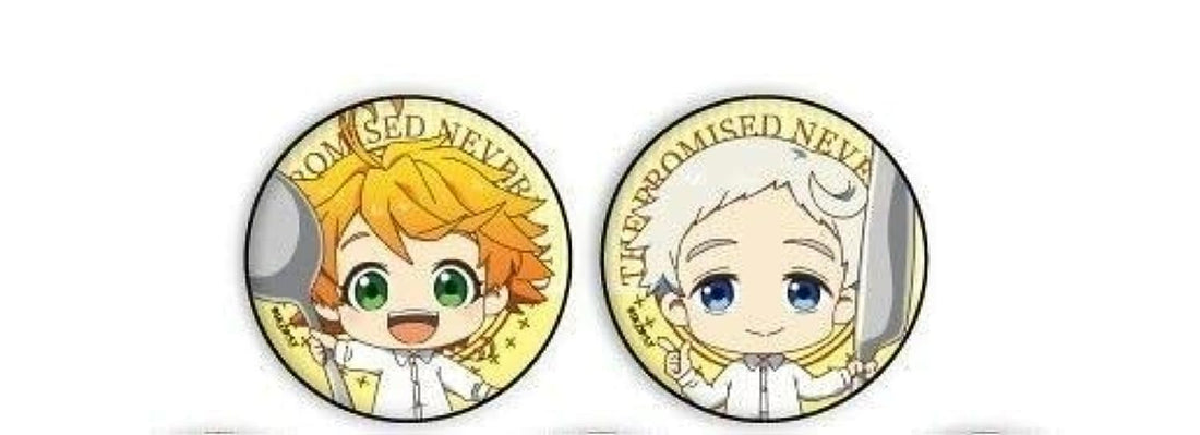 Anime Emma Norman Ray Isabella Badge Pin 2 (2)