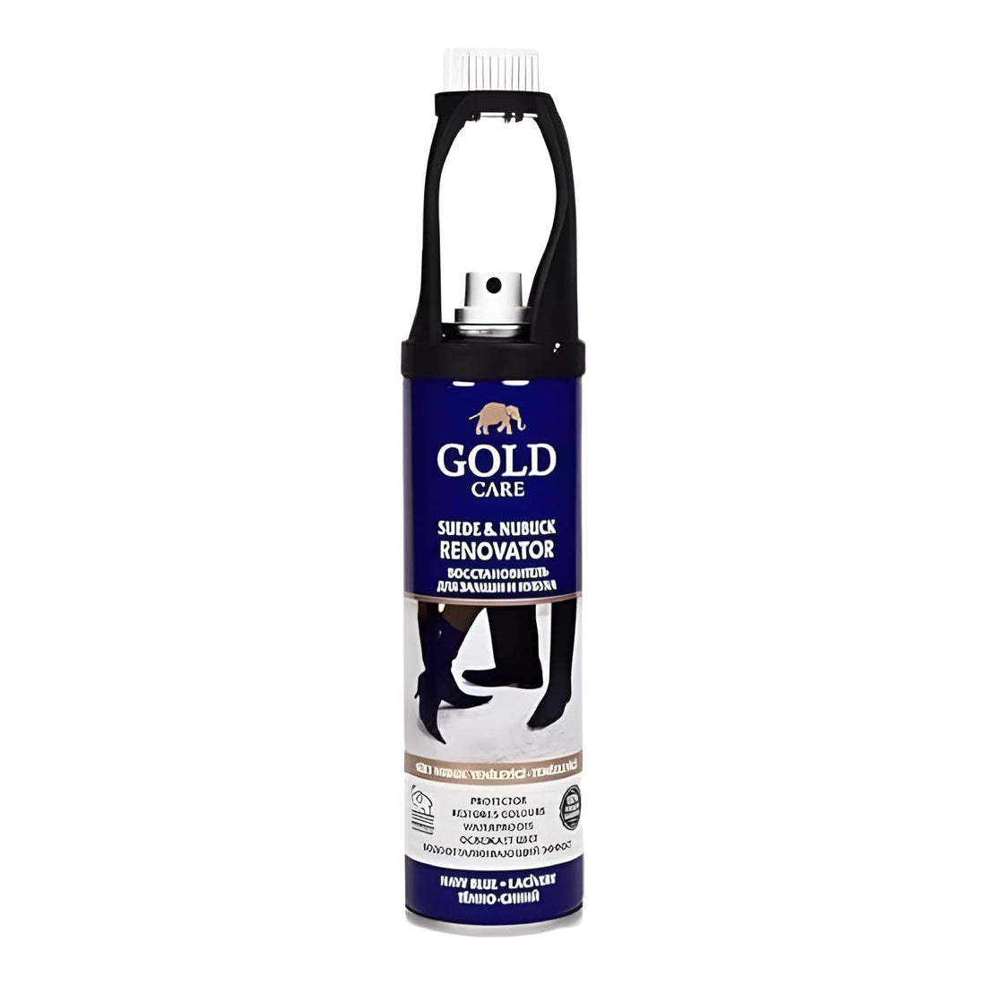 GOLD CARE Professional Suede & Nubuck Shoe Cleaner & Renewer - Color Protection & Efficient Dirt Removal | GOLD CARE