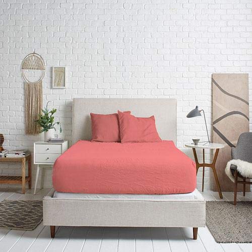 Tigers Trade Lines Double Size Fitted Bed Sheet (Set-3 Pieces)