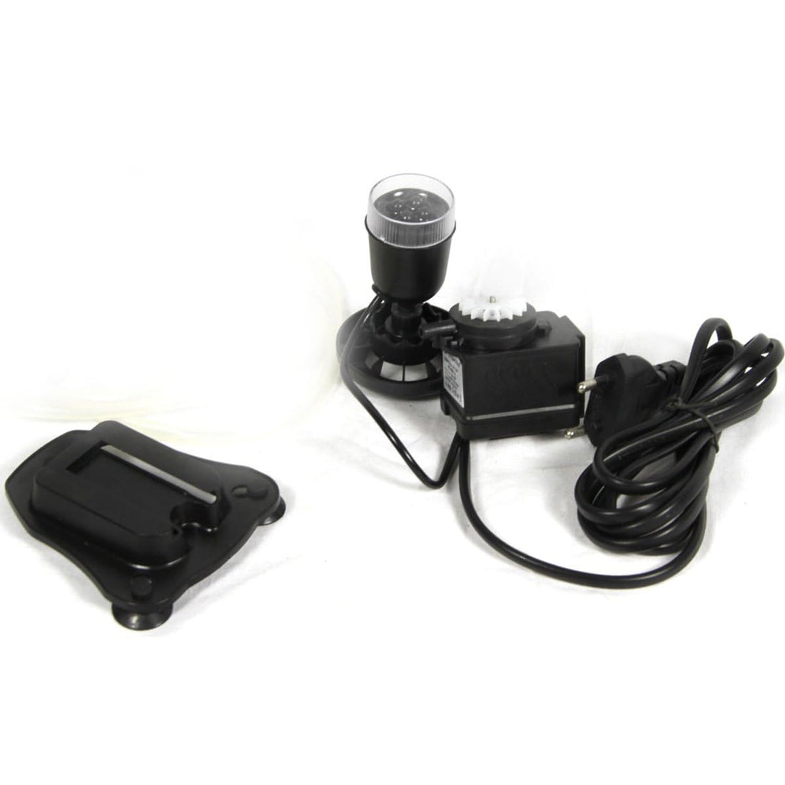RS Electrical RS-600LA Submersible Air Pump for Tubs, Plastic, Black, AC, Quiet with LED Light
