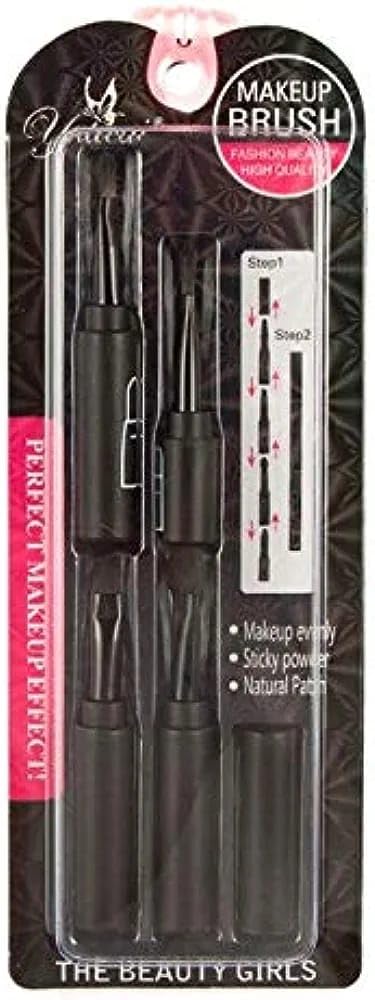 4PCS/Set Multi-function Folding Makeup Brush Retractable Lip Brush Eyeliner Concealer Custom Top Four Professional