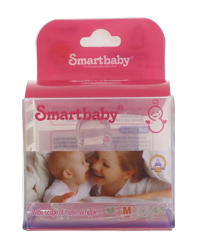 Smart Baby ZLBB-7009 Silicone Nipple From 4-5 months Clear