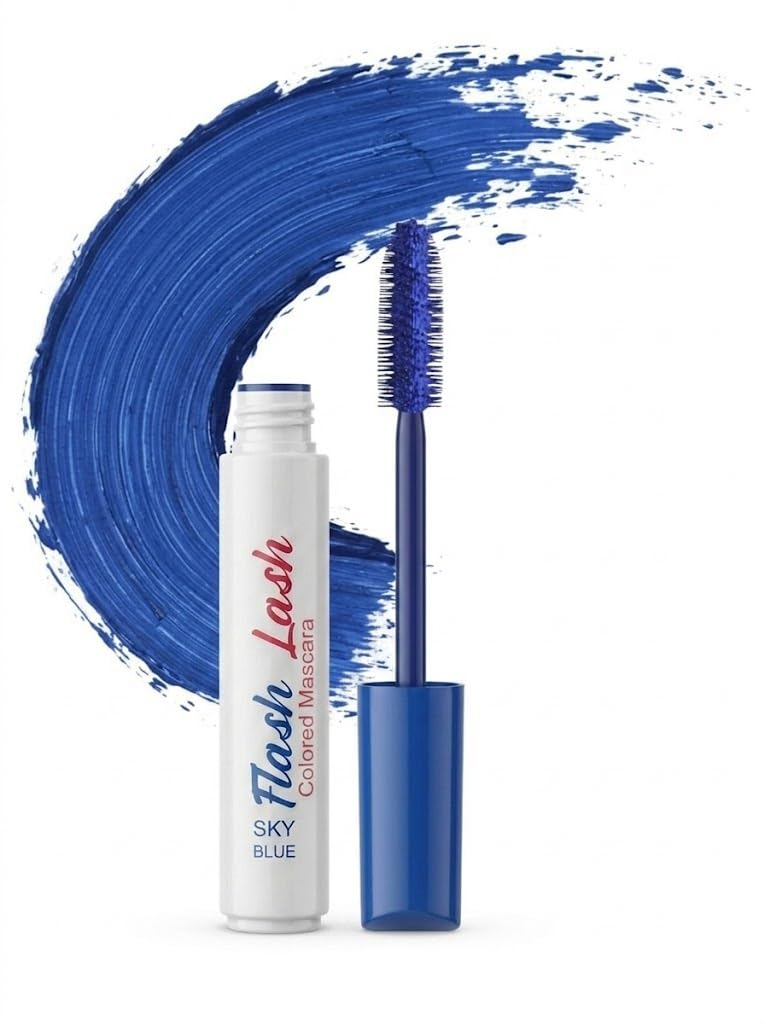 VOLUME Mascara LONG LASTING -Length Waterproof,Extra Long Thick 5D,Lengthening,False Lash Effect-BLUE