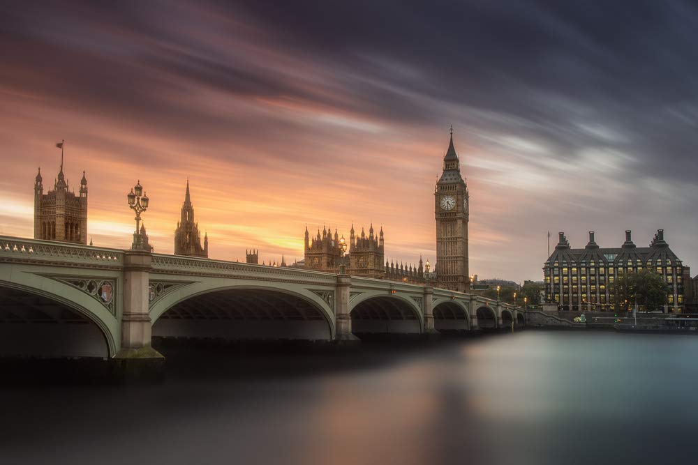 Big Ben London Wall Art Canvas Print By Carlos F. Turienzo