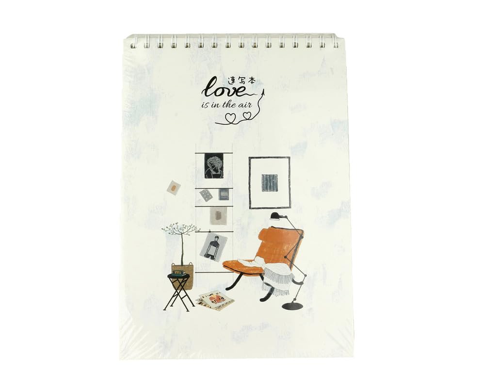 3A Sketch Book Wire 45 Sheets 140 gm - Off White 1032-1