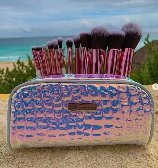 12 Piece Cosmetic Bag for Women Helps Organize Makeup Brushes