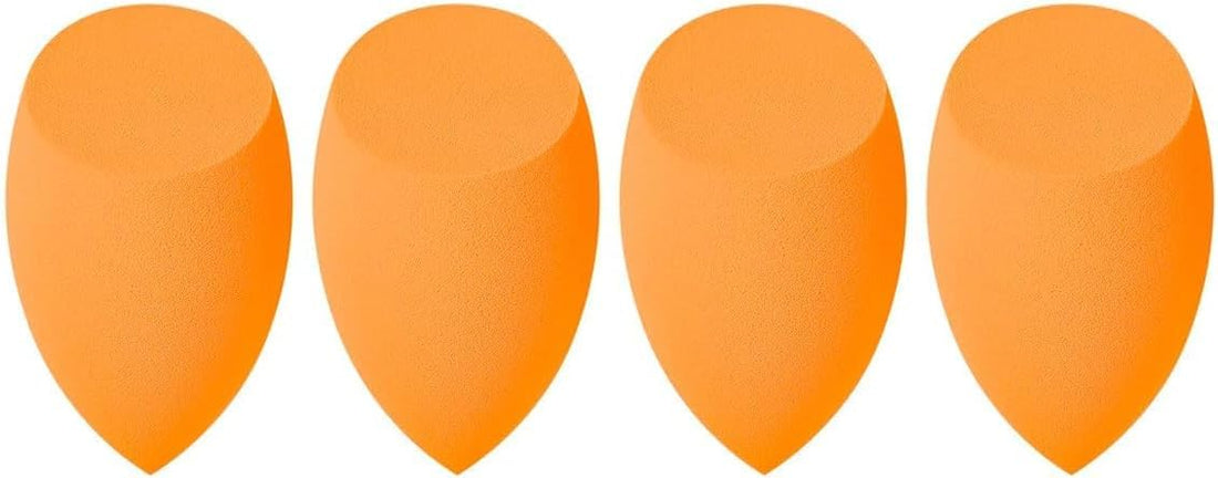 4 Pcs Makeup Sponge Set Non-Latex Makeup Foundation Blending Beauty Sponges Cosmetic Applicator Puff Flawless for Liquid Powder Cream
