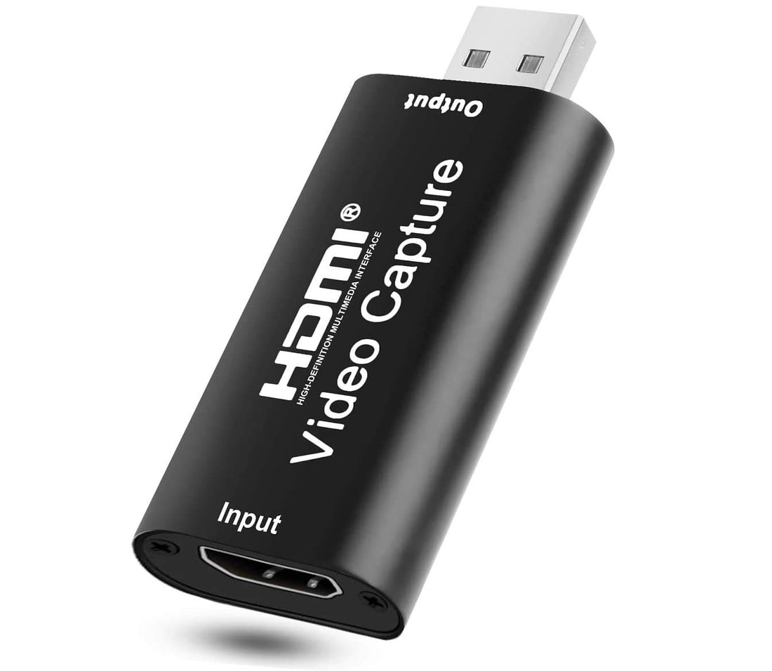 Full HD 1080P 30 FPS, Record Via DSLR Camcorder Action Cam Audio Video Game HDMI to USB Capture Cards