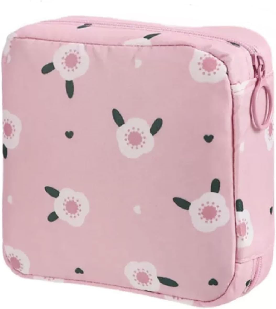Imported Sanitary Pad Pouch – Wet-Proof, Stylish, Compact and Multi-Purpose, Perfect for Travel, Daily Use, or Makeup Organizer (Randomly (one pack))