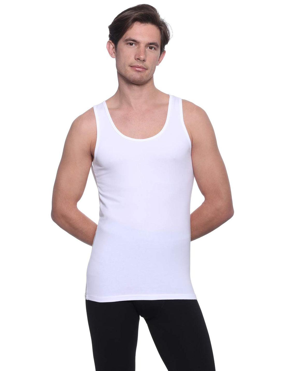 Dice Mens Rounded Neck Tank Top- Single Undershirt (pack of 1)
