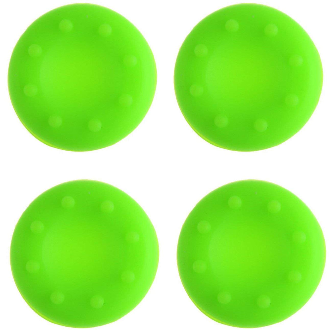 OCity 4 x Silicone Analog Joystick Thumbstcks Thumb Stick Grips Caps Cover for PS4 PS3 Xbox One Xbox 360 PS2 Controllers (Green)