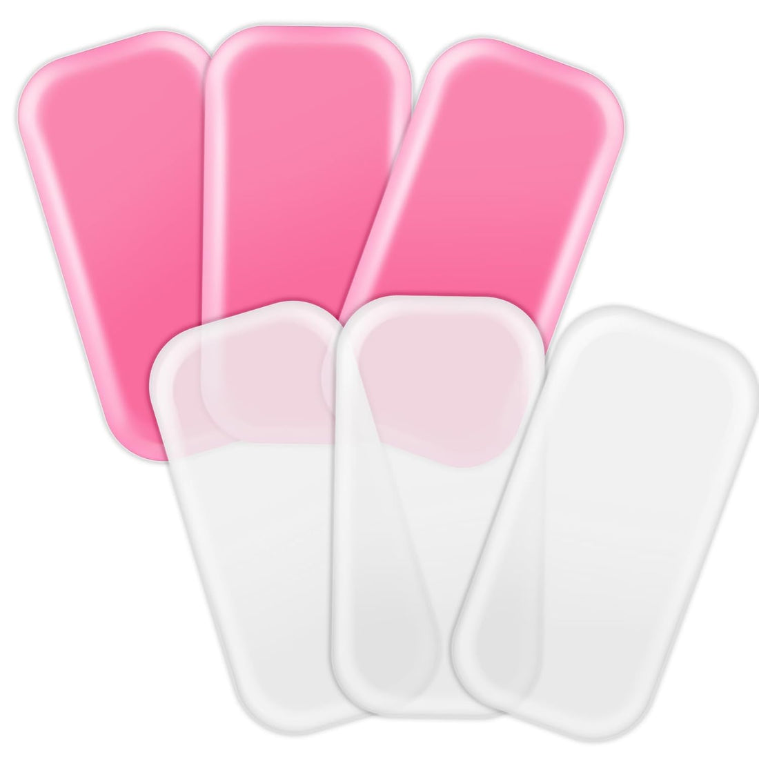 fashion mania 6Pcs Silicone Eyelash Pads, Silicone Eyelash Holder Pad for Eyelash Extension, Eyelash Extension Holder, Reusable Eyelash Extension Tools for Women