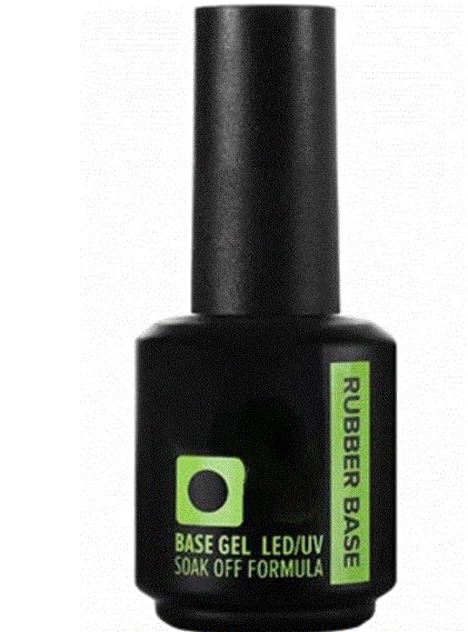 LED -UV BASE GEL RUBBER-Rubber Gel Base Coat for Nails, for Nail Strengthen/Long Lasting Protect Soak Off U V LED Builder Gel For Thin Weak Nails