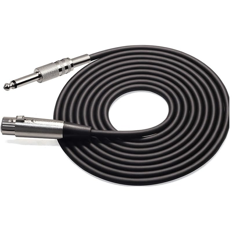 Microphone Wire Cable Audio Jack 6.35mm to XLR 3 Pin Connector High-Quality Balanced Audio Cable (3M)
