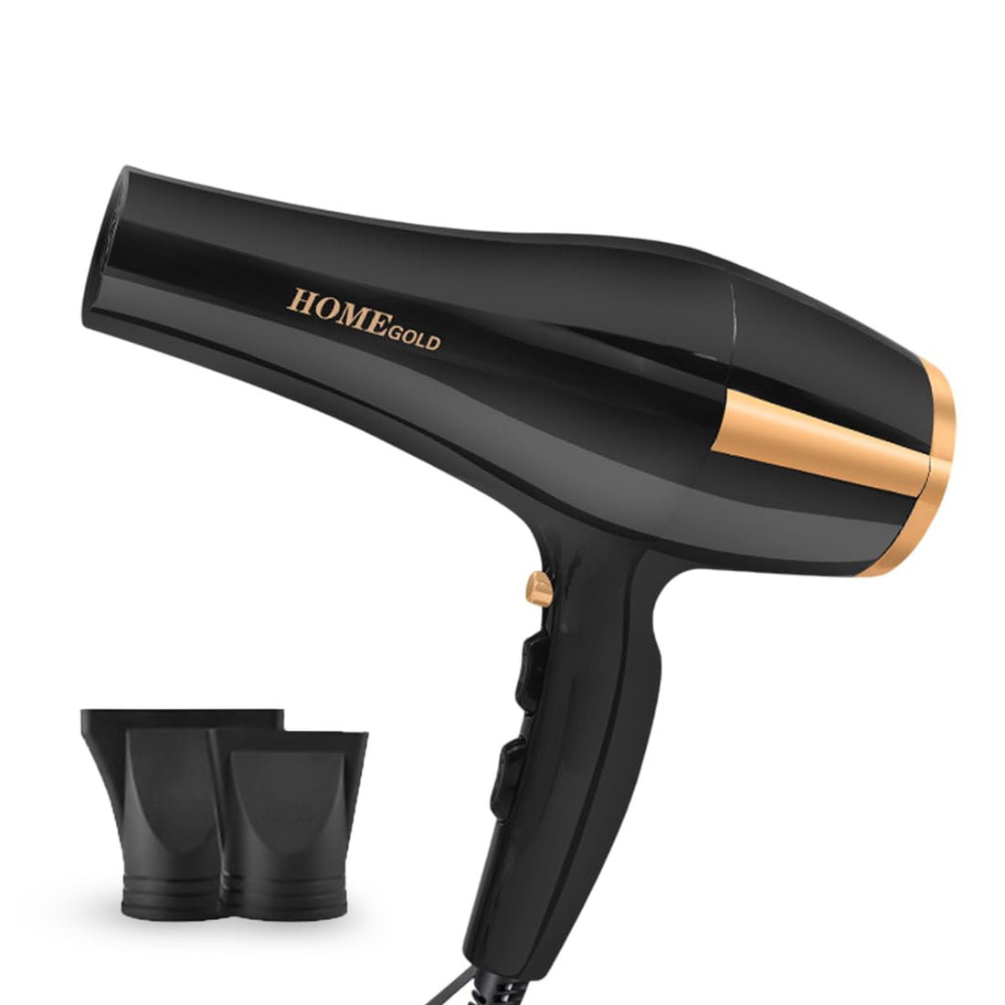 Hair Dryer Ionic Professional Blow Dryer 4000 W with Concentrator Nozzle, Fast Drying, Low Noise, 3 Heat, 2 Speed, Overheat Protection, HG-801
