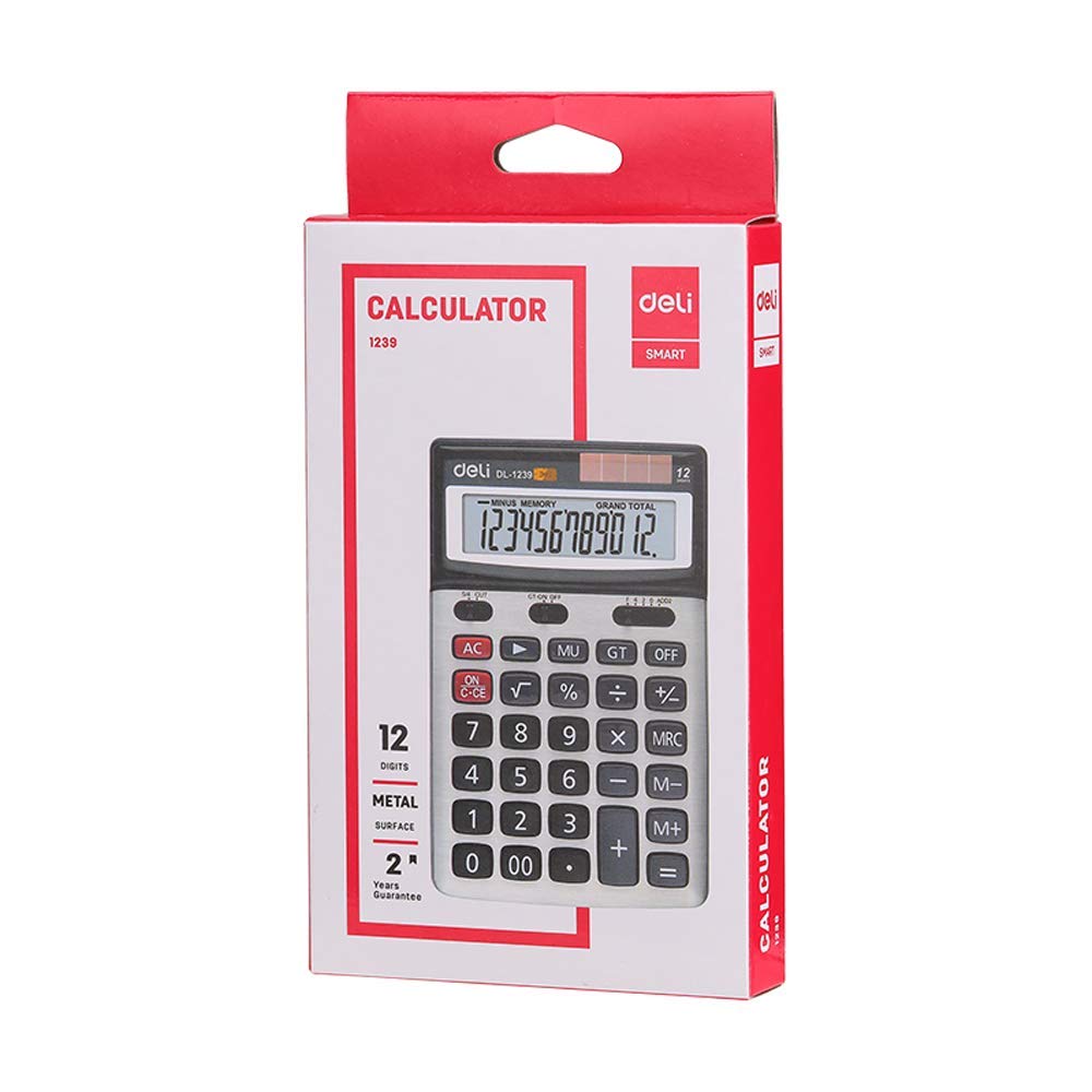 Deli E1239 12 Digit Desktop Calculator