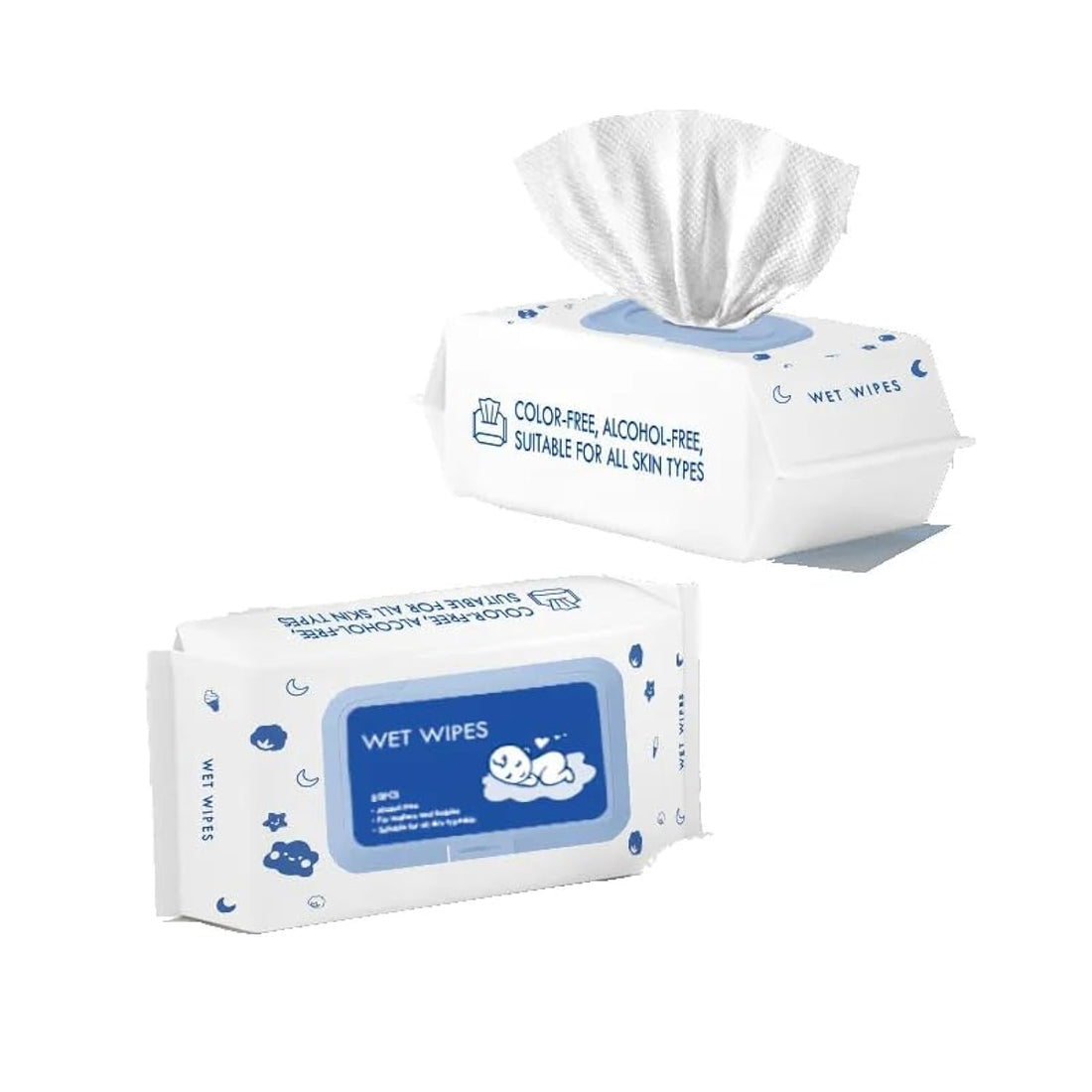 SKY-TOUCH Baby Wet Wipes,Sensitive Protect Baby Water Wipes with 100% Purified Water,Free from Alcohol,Fragrance & Paraben,Gentle and Safe for Baby's Sensitive Skin,3 Packs of 240 Wipes