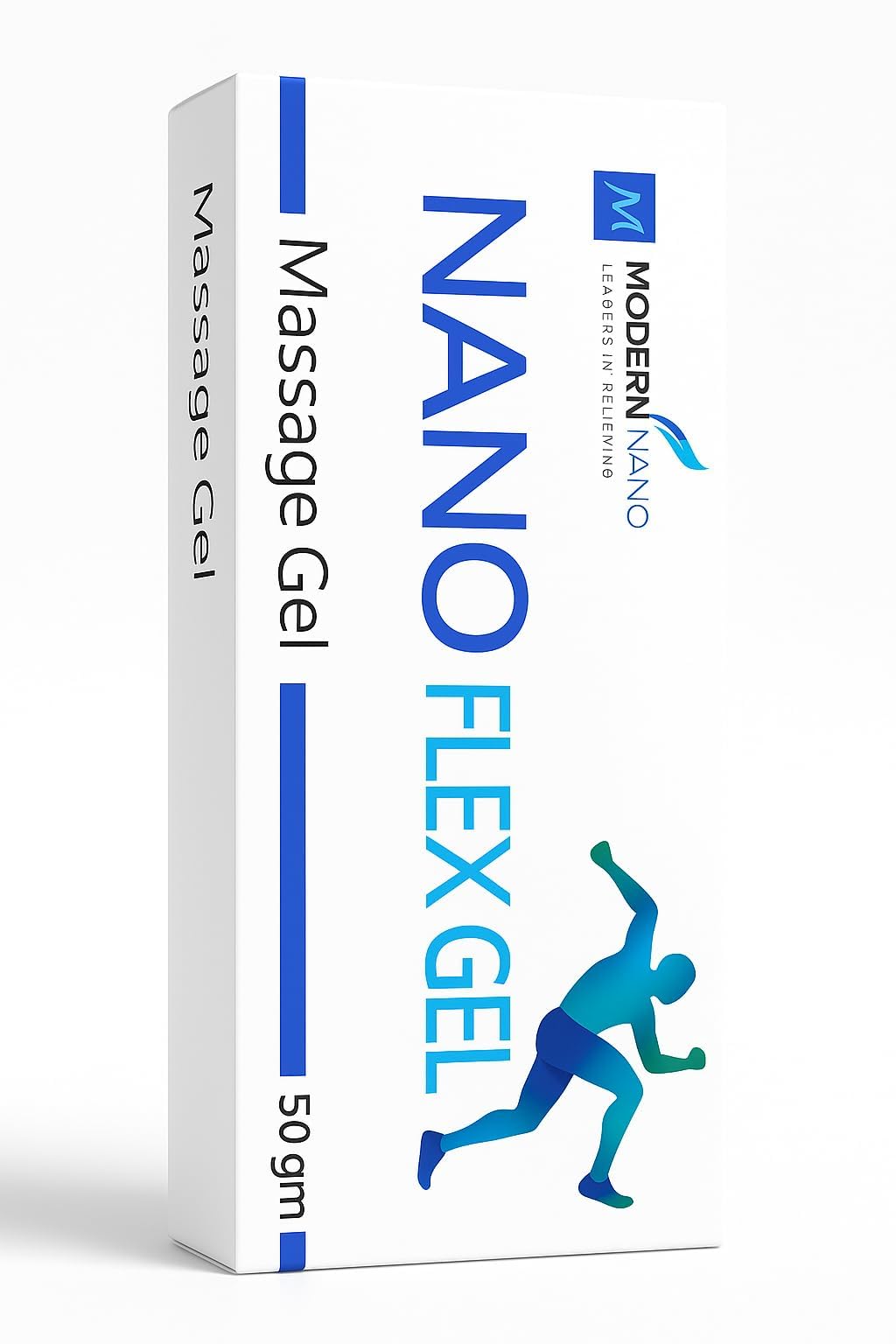 Modern Nano NANO FLEX Pain Relief Gel, Natural Massage Gel for Joint, Muscle, Nerve Pain, Arthritis, Rheumatoid Pain