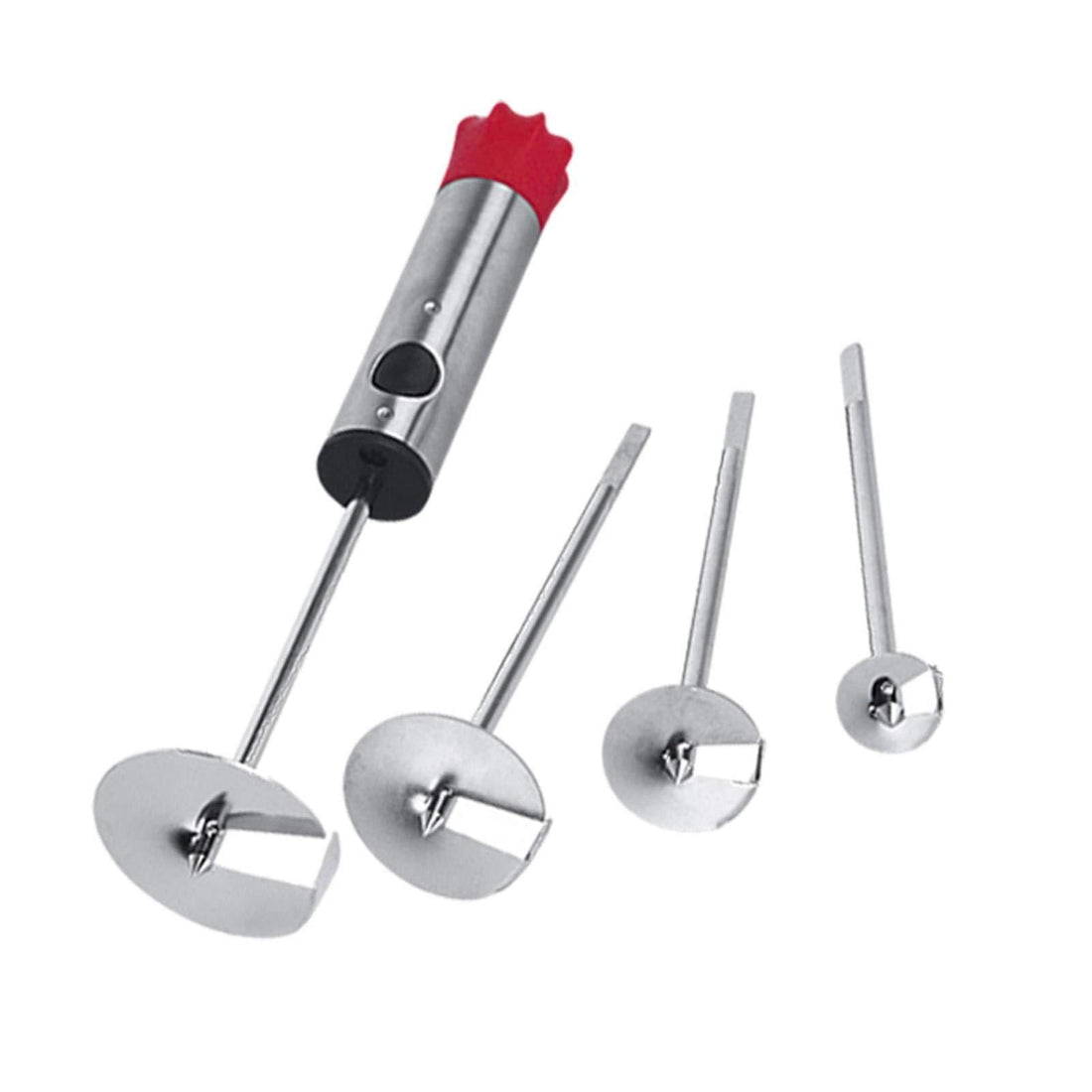 4-Piece Corer Set - Fruit Corer Extractor, Stainless Steel Spiral Tool for Coring Pear, Apple and Watermelon in the Kitchen