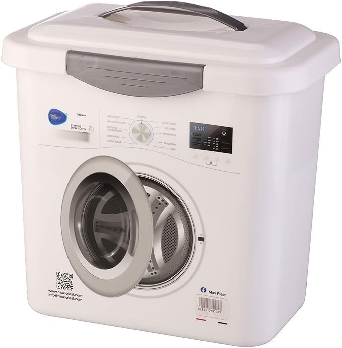 Max Laundry Powder Box Large - Practical Storage Container with Airtight Lid to Keep Powder Dry and Organized Inside Kitchen or Laundry Room 10 Cleo as
