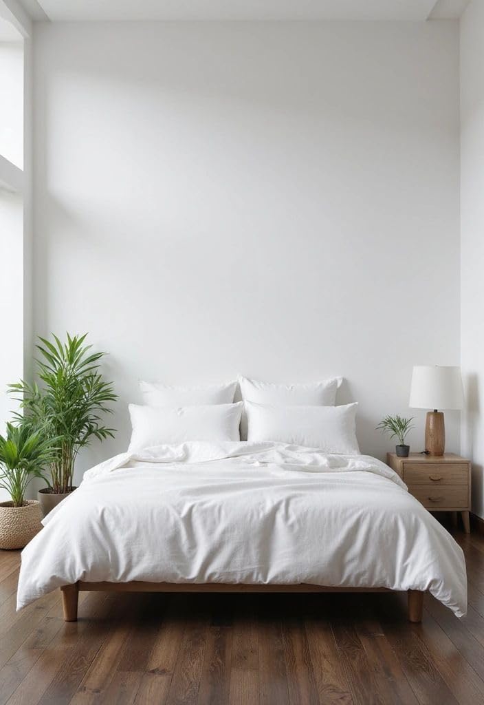 JEWELLA Duvet Cover with 2 Pillowcases, 200TC Cotton, White, Minimalist Bedroom Bedding Set (180x220)