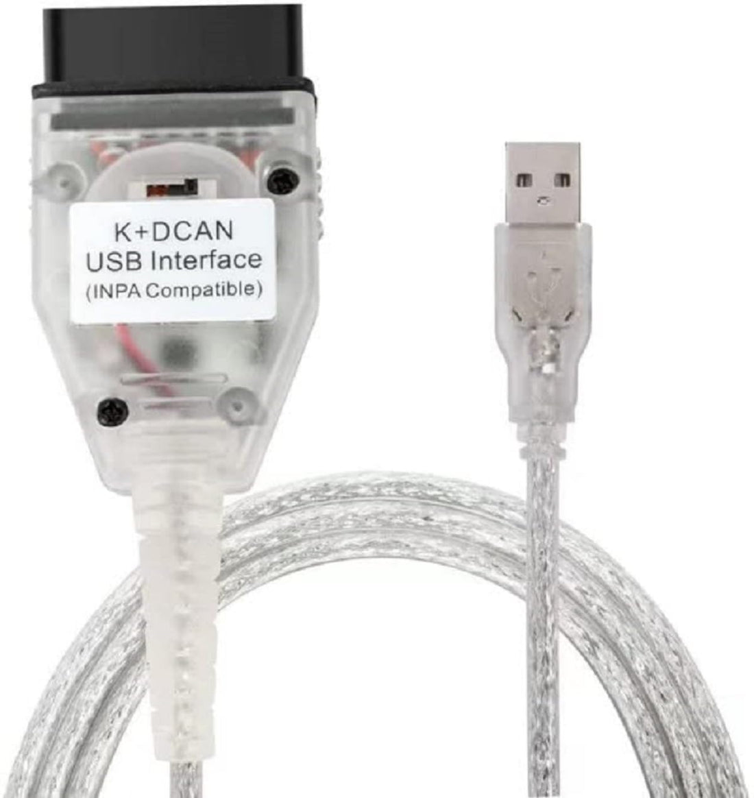 Taotao K+CAN Cable with Switch FT232RL K+D CAN USB Interface Cable Car Ediabas K+ Dcan USB OBD2 OBDii Diagnostic Scanner for BMW Work with NCS Expert Tool32