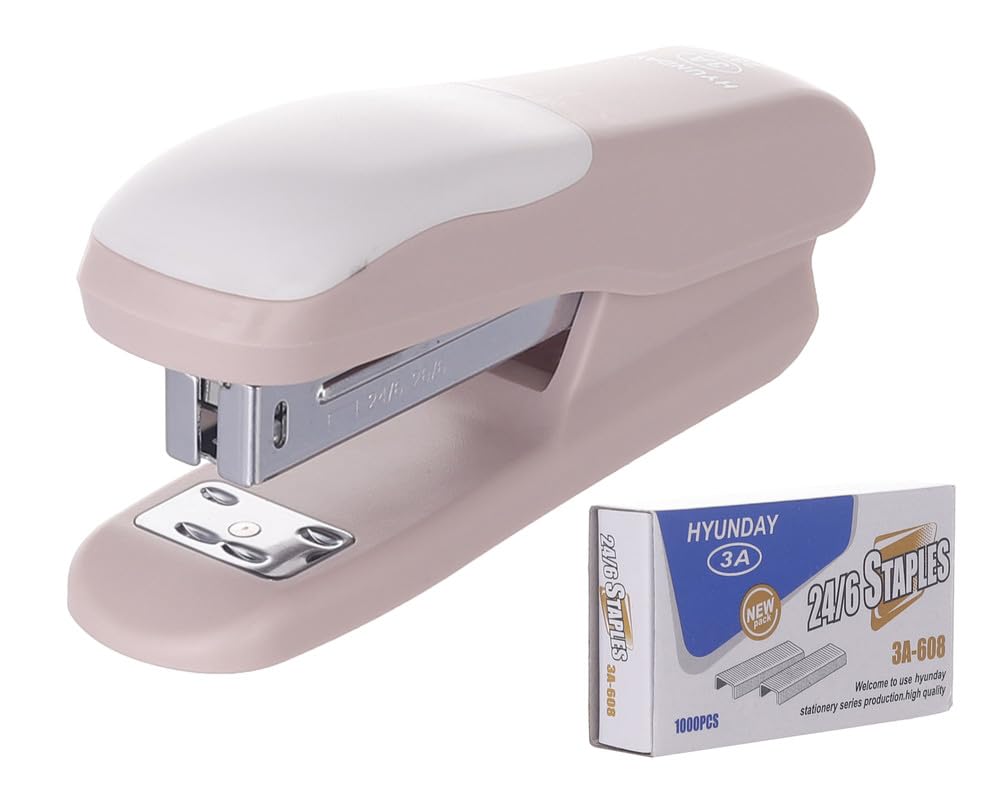 3A 24/6 Stapler With Box Of Staples 1000 Staples - Cashmere 2817