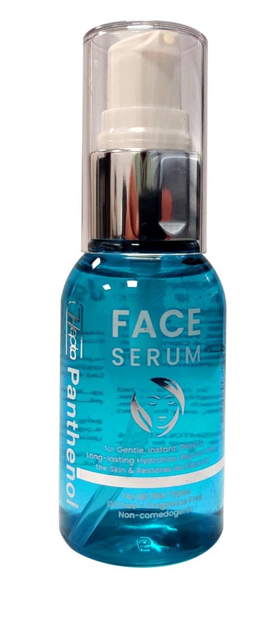 Hepta Panthenol Face Serum, Hydrating and Skin Repairing Formula, Non-Comedogenic, 40ml