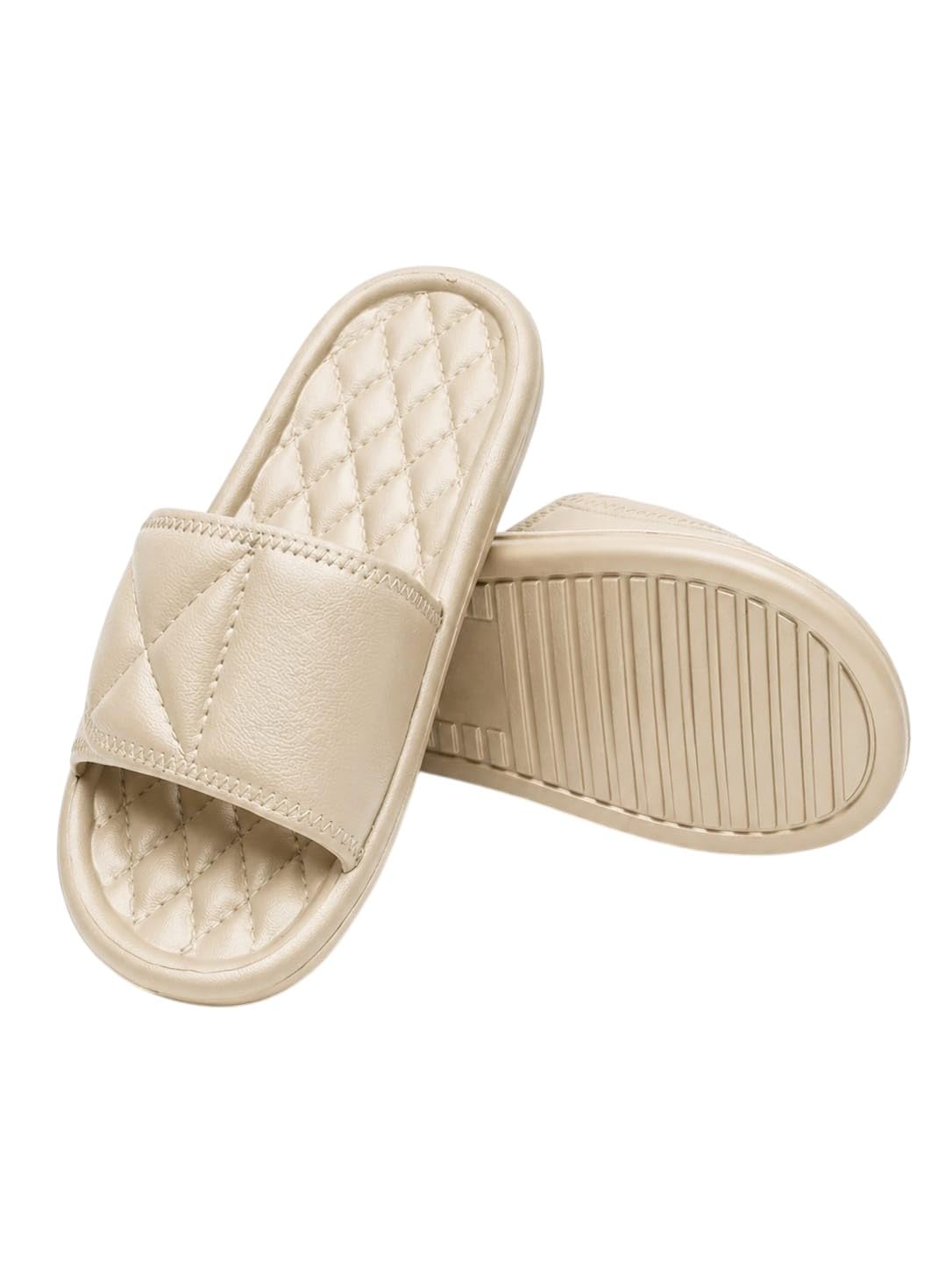Romba Sport Men's Comfort Slippers - Lightweight Flexible Platform Non-Slip Slippers - Suitable for Home, Bathroom, Beach and Everyday Use