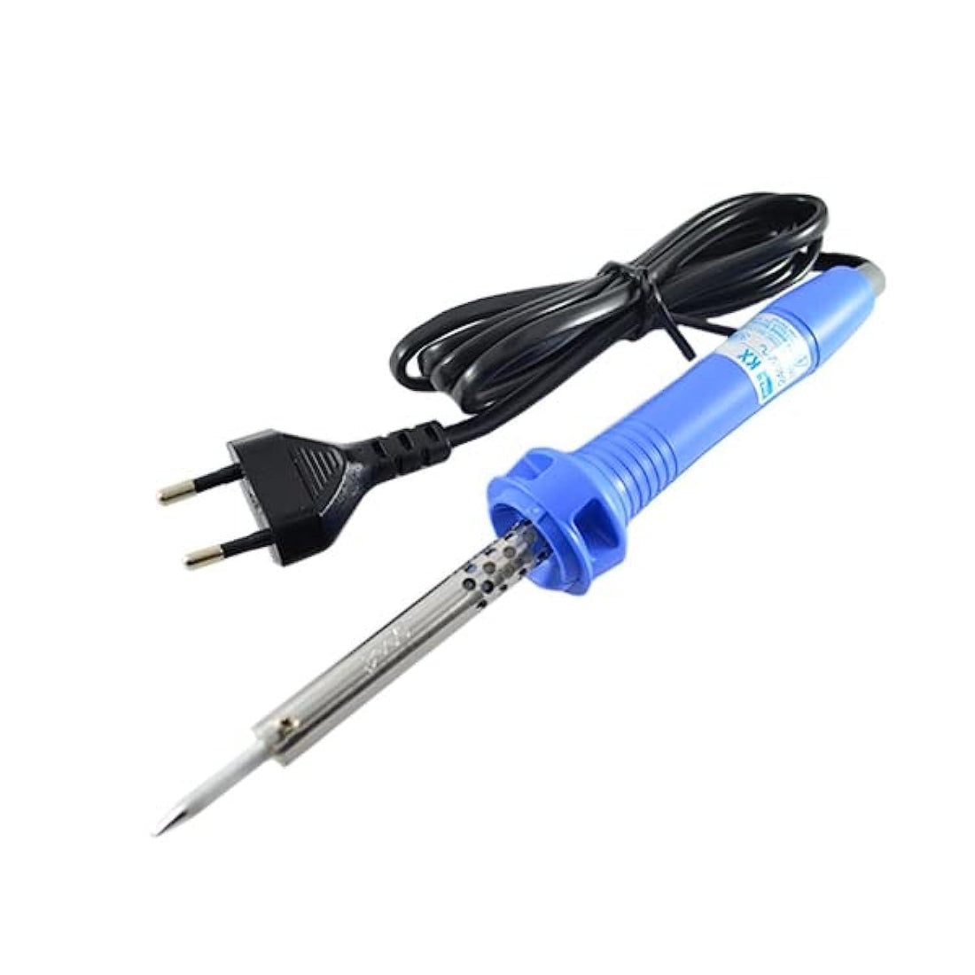 Heat Gun - Compact 60 Watt Soldering Device with Safety Lock, Long Power Cord, and Durable Steel Tip, Designed for Efficient Tin Melting and Secure Joint Creation in Various Electrical Applications